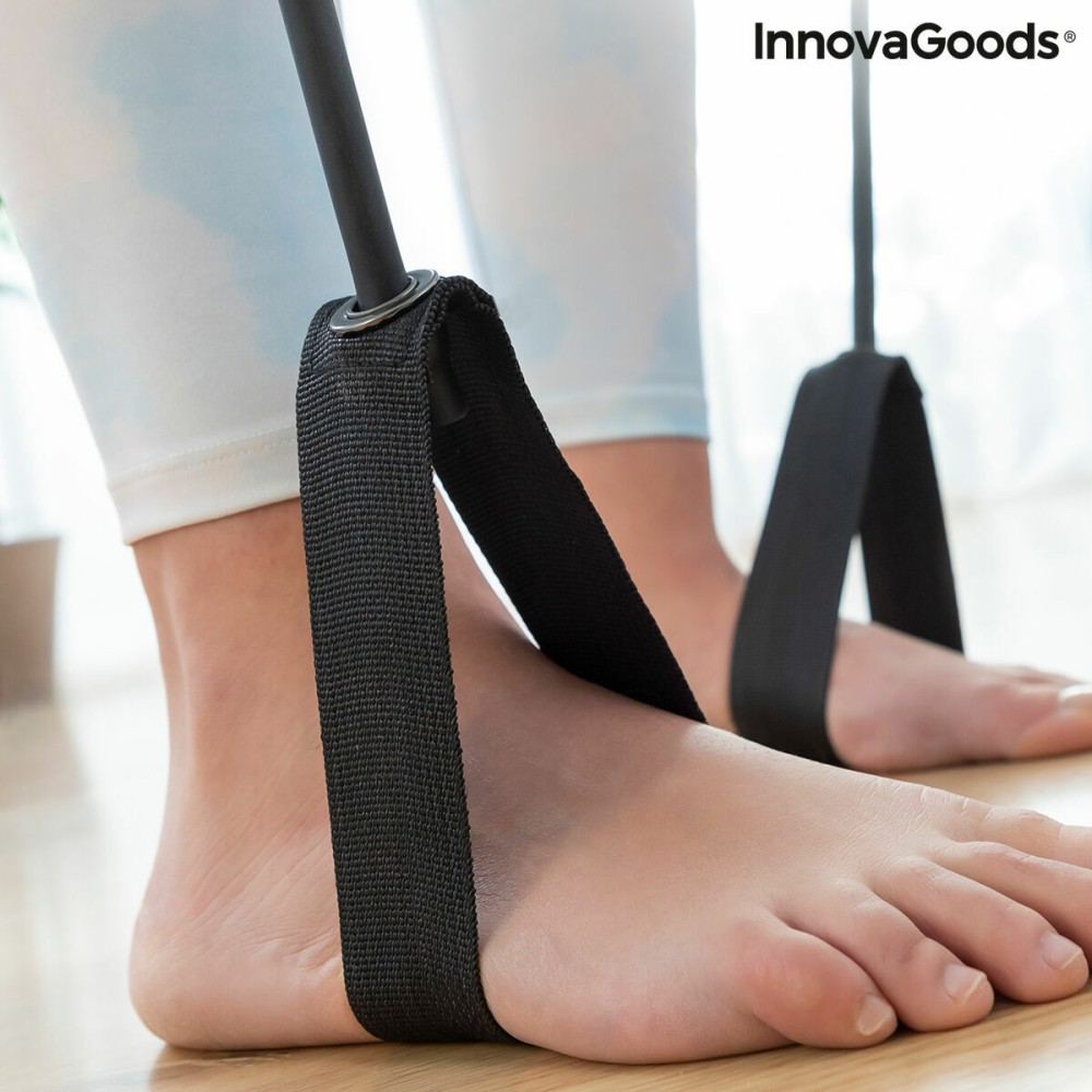 Barre de Fitness avec Élastiques et Guide d'Exercice InnovaGoods (Reconditionné A)