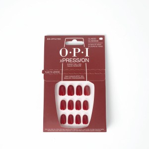 False nails Opi  Big Apple Red Big Apple Red 30 Pieces