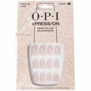 Faux ongles Opi Throw Me a Kiss 30 Pièces