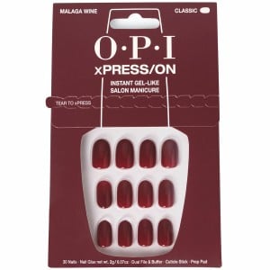 Faux ongles Opi Malaga Wine Malaga Wine 30 Pièces