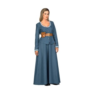 Costume for Adults My Other Me Western Girl Blue M/L