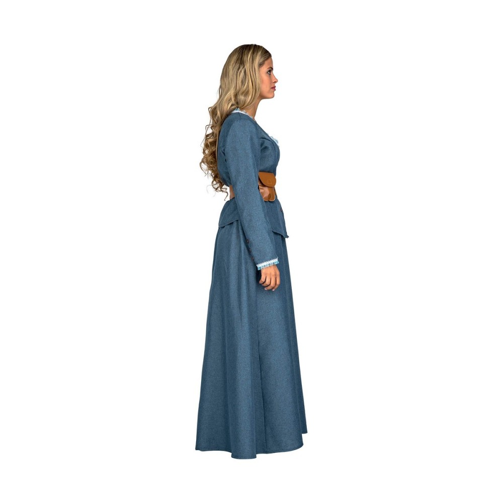 Costume for Adults My Other Me Western Girl Blue M/L