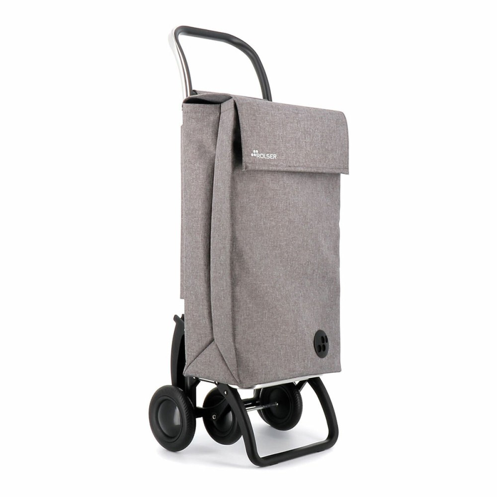 Panier à Courses Rolser sbelta tweed 4.2 Gris Pliable