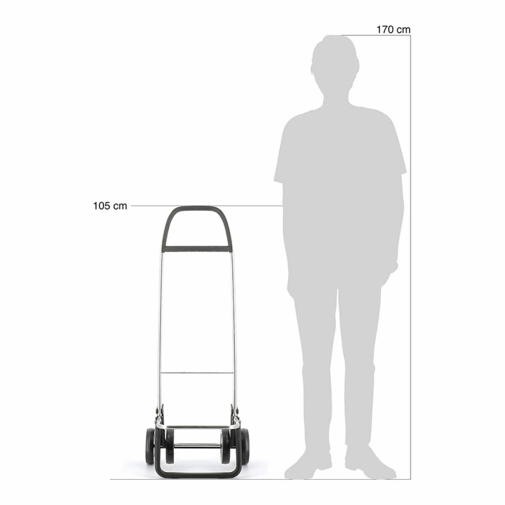 Warenkorb Rolser i-max mf 4 Dunkelgrau 40 L 39 x 47 x 92,5 cm Biegsam