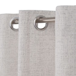 Vorhang Beige Polyester Silber 100 % Baumwolle 140 x 260 cm