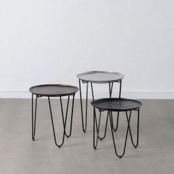 Side table Aluminium Iron 40 x 40 x 51 cm