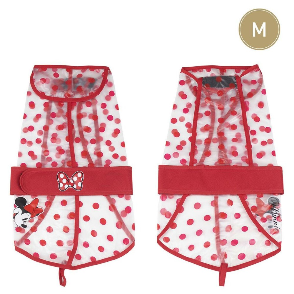 Regenmantel für Hunde Minnie Mouse Rot