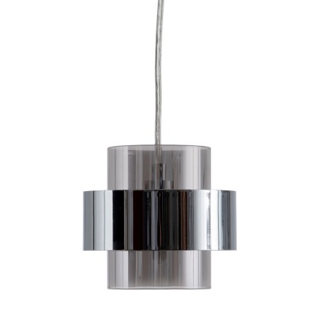 Ceiling Light Crystal Metal Silver Ø 10 cm 20 x 20 x 120 cm