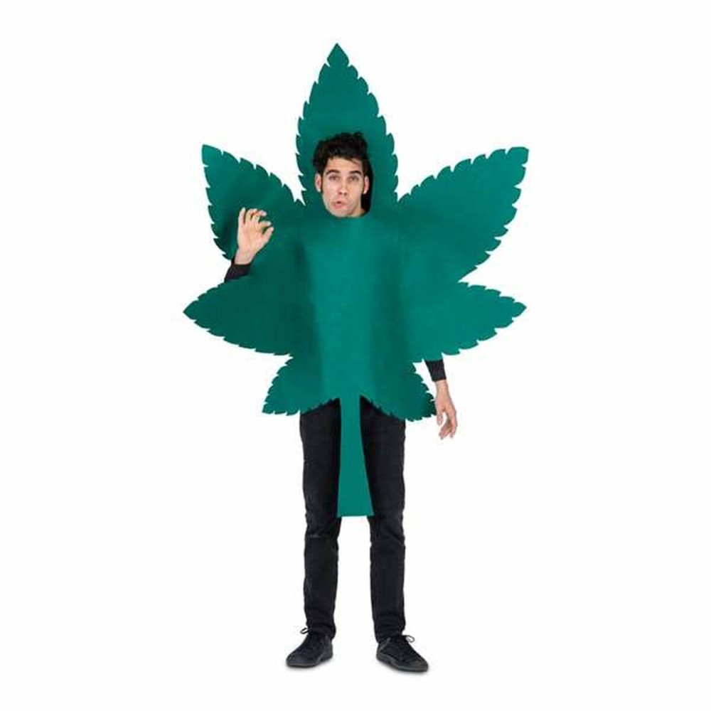 Costume for Adults My Other Me One size 2 Pieces Marihuana Green