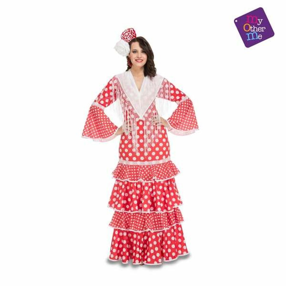 Déguisement pour Adultes M-L Rouge Danseuse de Flamenco