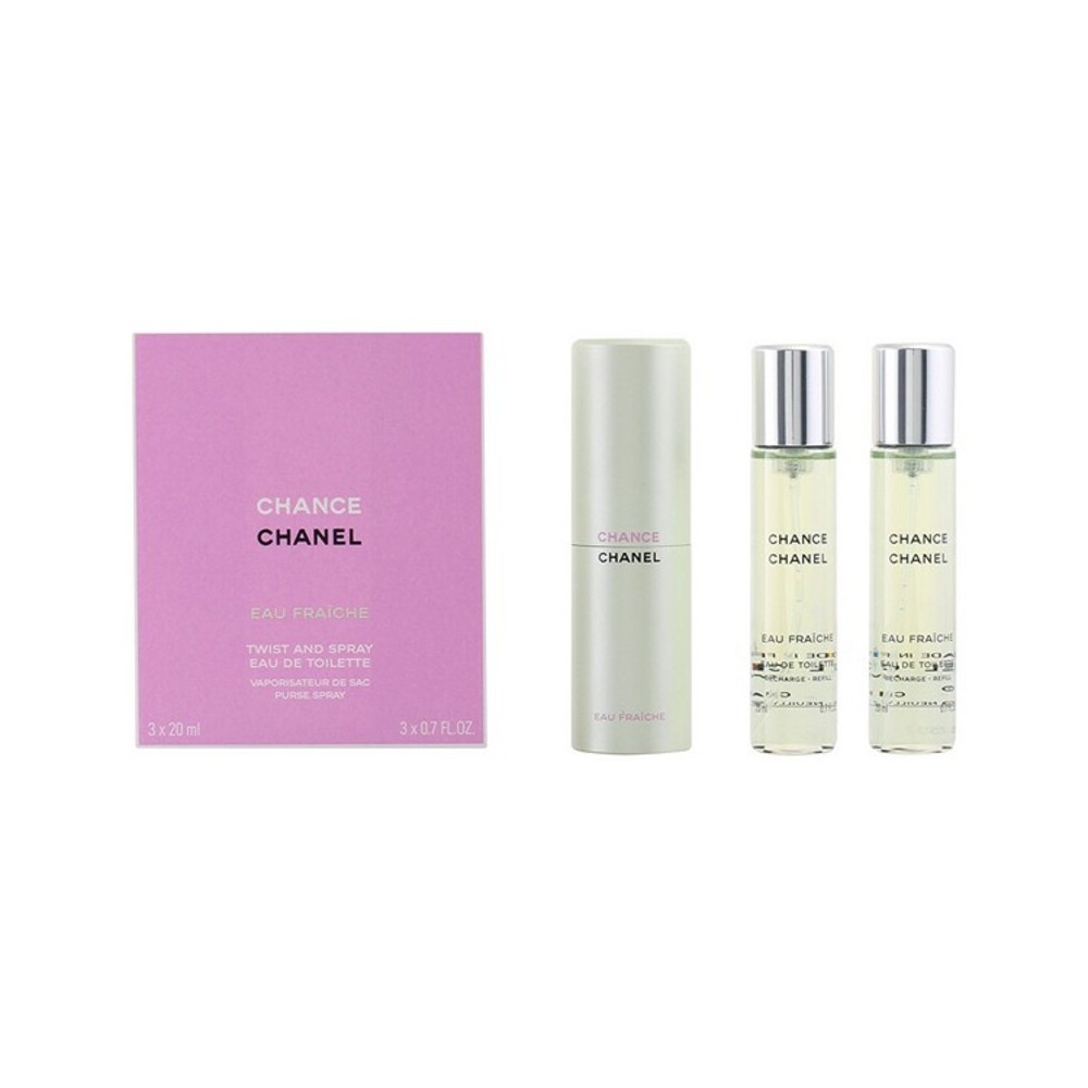 Women's Perfume Set Chance Eau Fraiche Chanel Chance Eau Fraiche (3 pcs)