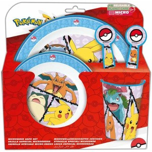 Set de vaisselle pour enfants Pokémon (5 Pièces)