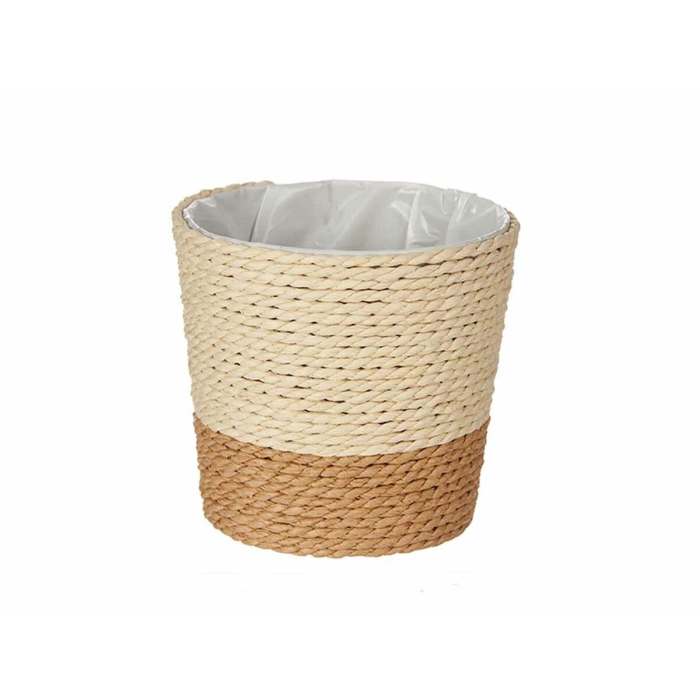 Planter Ibergarden WY21-74 Brown Natural Rope Plastic 11 x 10,5 x 11 cm (24 Units)