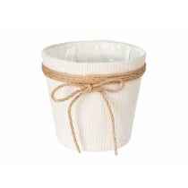 Planter Ibergarden 86449 White Brown Cloth Lasso 16 x 15 x 16 cm (24 Units)