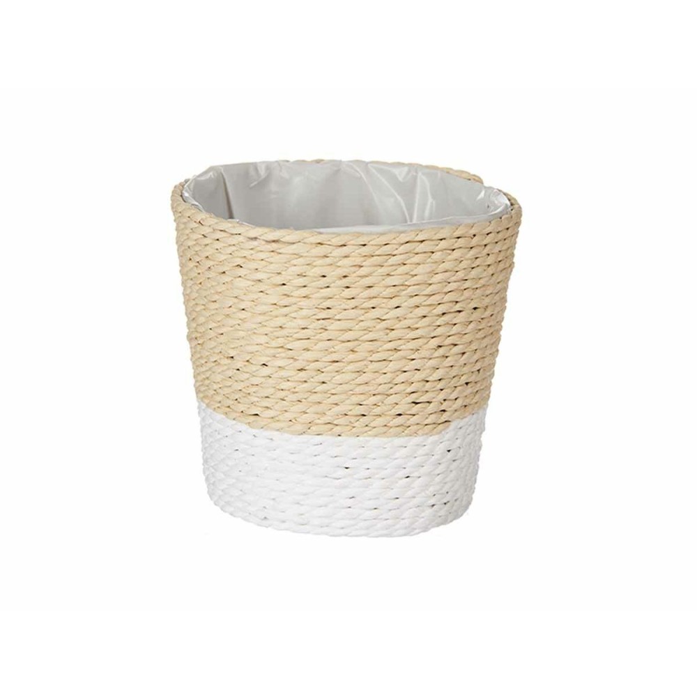 Planter Ibergarden 86443 White Rope Plastic 11 x 10,5 x 11 cm (24 Units)