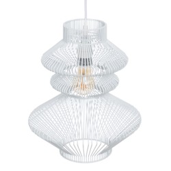 Ceiling Light Metal White 28 x 28 cm