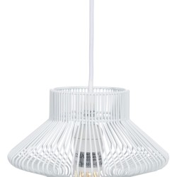 Deckenlampe Metall Weiß 28 x 28 cm