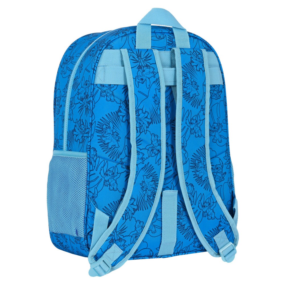 School Bag Stitch Blue 33 x 42 x 14 cm