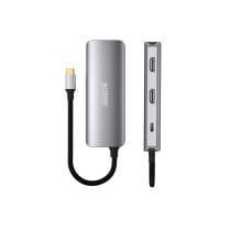 Hub USB-C Urban Factory MHC55UF Grau