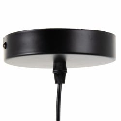 Ceiling Light Black Metal Ø 15 cm