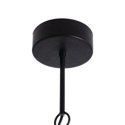 Ceiling Light 35 x 35 x 31 cm Black Metal