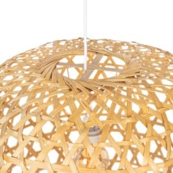 Suspension 59 x 59 x 55 cm Naturel Bambou 220 V 40 W