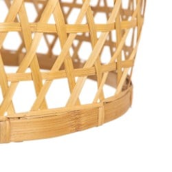 Ceiling Light 59 x 59 x 55 cm Natural Bamboo 220 V 40 W