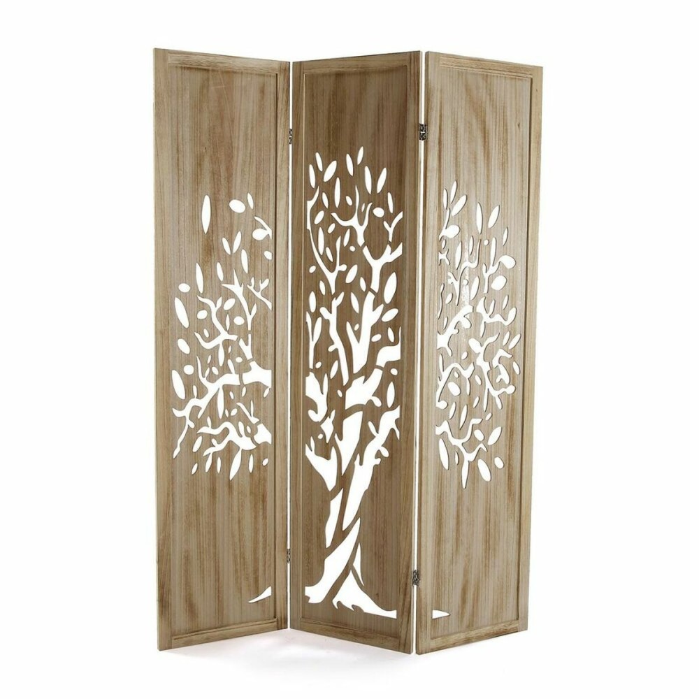 Folding screen Versa Arbol Wood (170 x 40 cm)