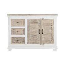 Buffet DKD Home Decor Blanc Naturel Bois Bois de manguier 122 x 25 x 91 cm