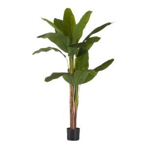 Plante décorative Ibergarden BRS-ADI168 Plastique Câble de fer Bananière 80 x 150 x 80 cm