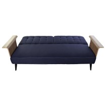 Canapé Convertible DKD Home Decor Bleu Marron Noir Métal Moderne Urbaine 203 x 87 x 81 cm