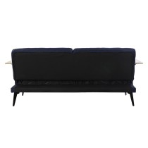 Sofabed DKD Home Decor Blue Brown Black Metal Modern Urban 203 x 87 x 81 cm