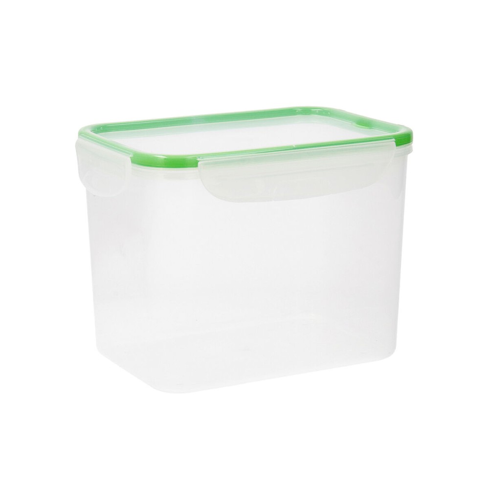 Boîte à lunch hermétique Quid Greenery Transparent Plastique (3,7 L) (Pack 4x)