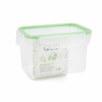 Hermetic Lunch Box Quid Greenery 1,8 L Transparent Plastic (Pack 4x)