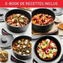 Batterie de Cuisine Tefal Ingenio Gris 6 Pièces