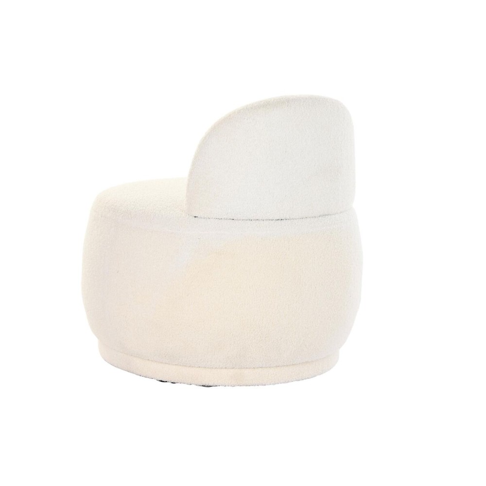 Armchair DKD Home Decor White 66 x 66 x 66 cm