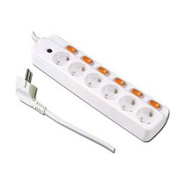 Power Socket - 6 Sockets with Switch EDM 41786 (1,5 m)