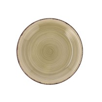 Assiette à dessert Quid Natura Vita Céramique Vert (19 cm) (12 Unités)