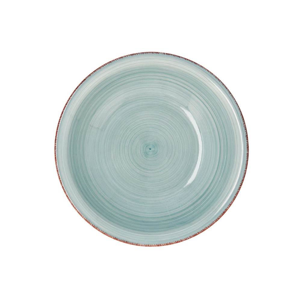 Deep Plate Quid Vita Aqua Ceramic Ø 21,5 cm (12 Units)