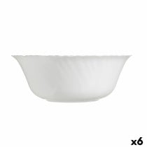 Salatschüssel Luminarc Feston Weiß Glas (25 cm) (6 Stück)