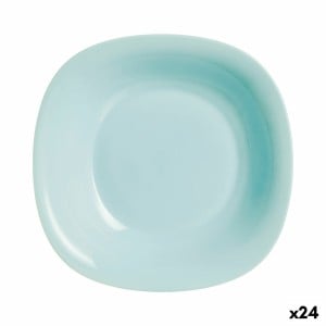 Assiette creuse Luminarc Carine Turquesa Turquoise verre Ø 21 cm (24 Unités)