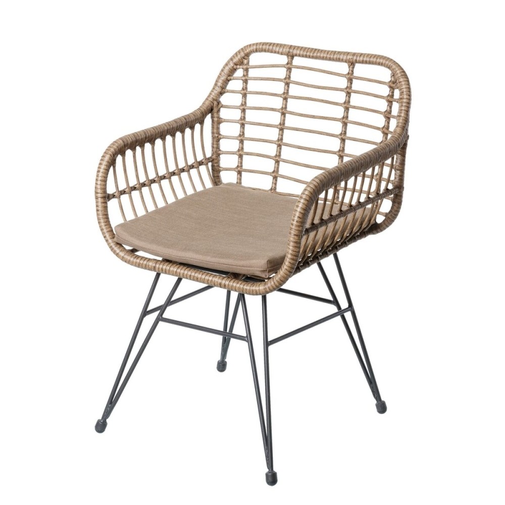 Havestol Ariki 57 x 62 x 80 cm Synthetischer Rattan Stahl Graphit