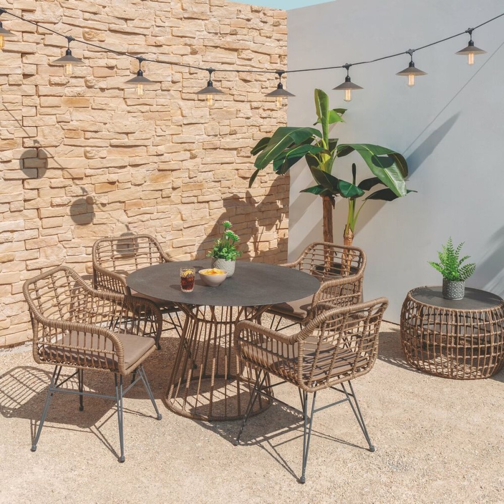 Havestol Ariki 57 x 62 x 80 cm Synthetischer Rattan Stahl Graphit