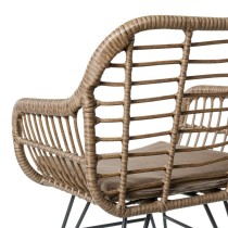 Havestol Ariki 57 x 62 x 80 cm Synthetischer Rattan Stahl Graphit