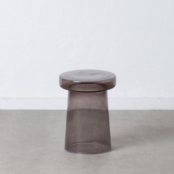 Table d'appoint Verre Gris 30 x 30 x 40 cm