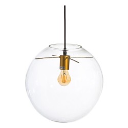 Ceiling Light Crystal Golden Transparent 30 x 30 x 30 cm Vintage Ø 35 cm