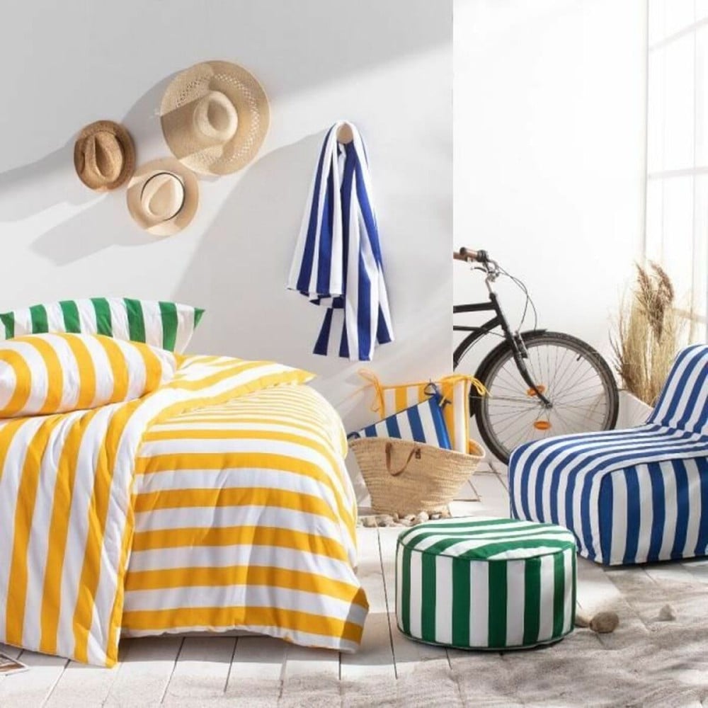 Housse de Couette TODAY Summer Stripes Jaune 240 x 220 cm