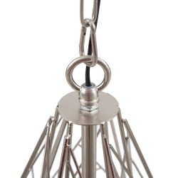 Deckenlampe Metall Silber 35 x 35 x 45 cm