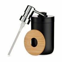 Soap Dispenser Berilo 51710 Black Bamboo polypropylene 350 ml 8 x 17 x 9 cm (6 Units)