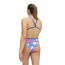 Maillot de bain femme Speedo Allover Vback Bleu